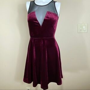 Forever 21 Velvet Mesh Dress